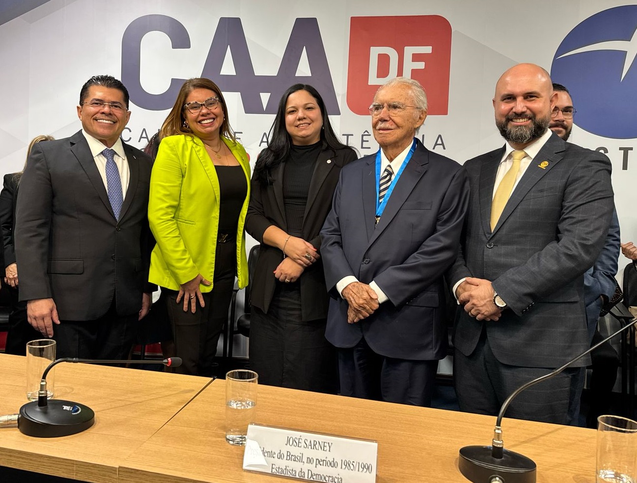 OAB-AP presente na homenagem ao advogado e ex-presidente José Sarney